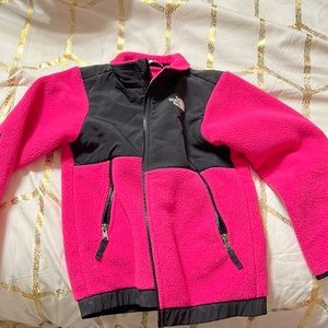Pink north face girls jacket